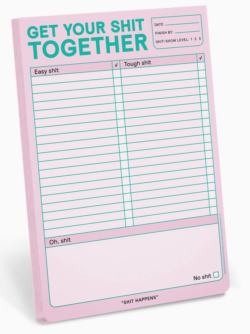 Get Your Sh*t Together Notepad